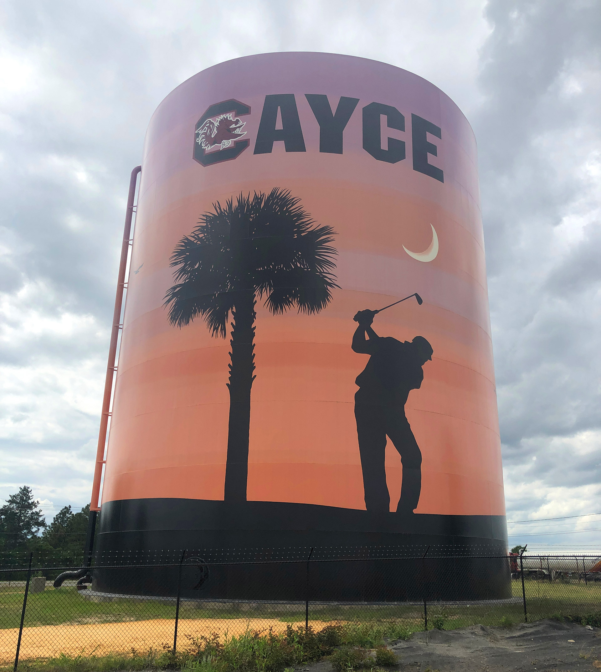 Cayce Water Tower Mural